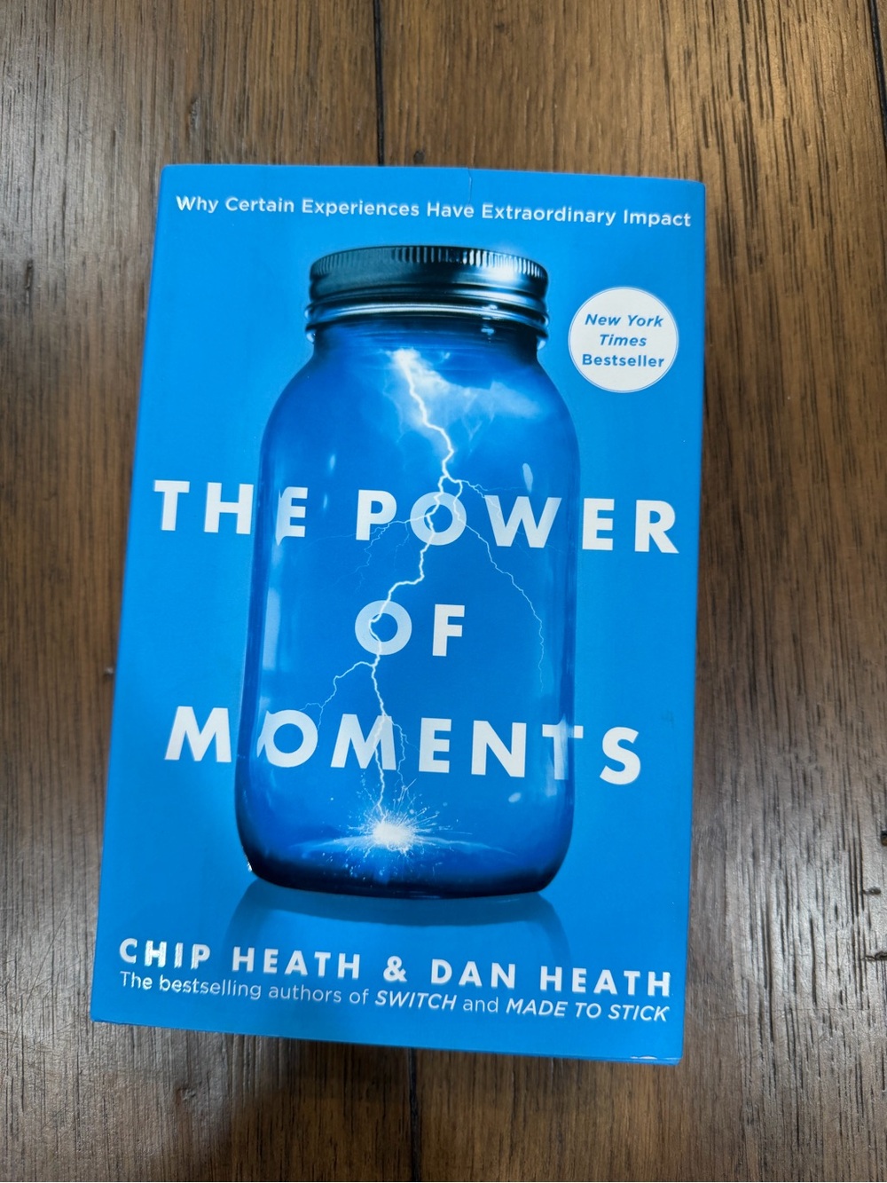 Blue Hardcover Book - The Power of Moments (Blue)